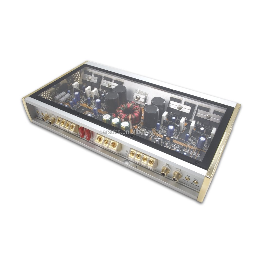 SQ RMS 120W 4 Channels Car Subwoofer Speakers Amplifier Peak 5000W Fullrange Car Amplifier Class AB